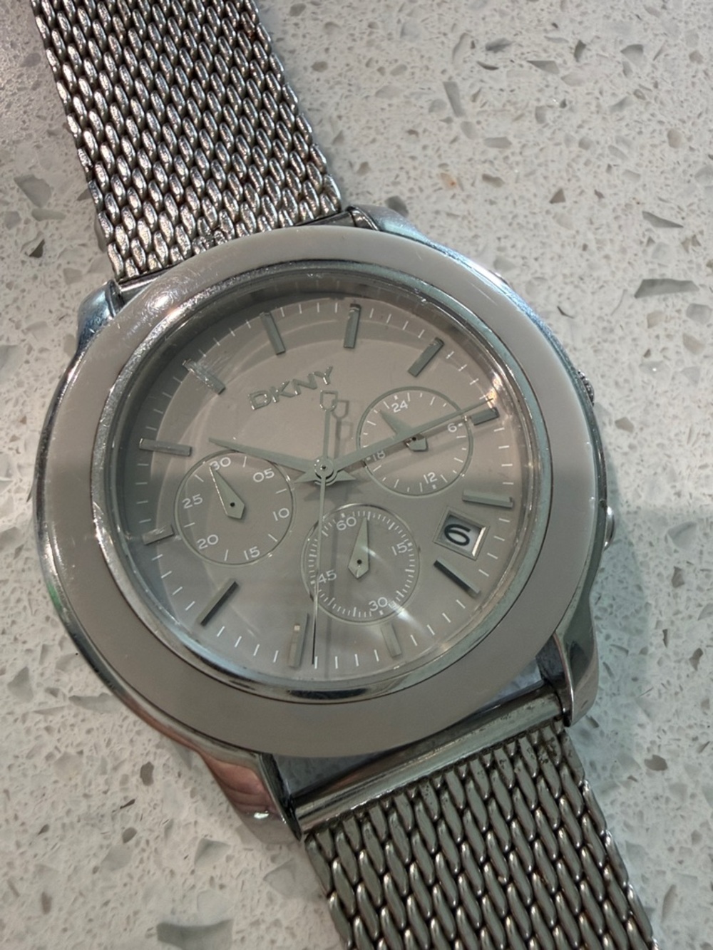 DKNY Women’s Light Gray Chronograph Watch